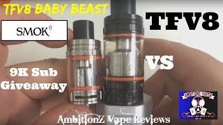 Smok TFV8 Baby Beast Review & Comparsion to TFV8 | 9K Sub Giveaway(closed)