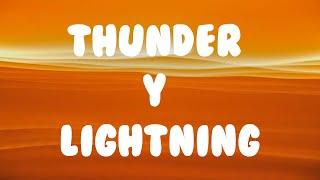 BAD BUNNY ft. ELADIO CARRIÓN - THUNDER Y LIGHTNING (Letra/Lyric)