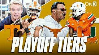 College Football Playoff TIERS | Georgia, Texas, Miami ROLLING? Tennessee, Oregon On The Bubble?