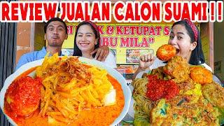 BLUSUKAN DALAM PASAR DEMI SARAPAN NASI KUNING + LONTONG SAYUR SI ABANG GANTHENG!!