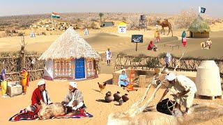 Great Desert Village Life Pakistan Near Border | Ancient Culture | Village Food | Stunning Pakistan