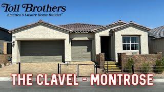 The Clavel Model Home Tour - Montrose Collection by Toll Brothers in Skye Canyon