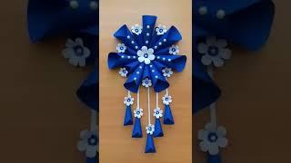 Beautiful Paper Flower Wall Hanging #shorts #youtubeshorts #viralshorts #viralvideo #craftgallery