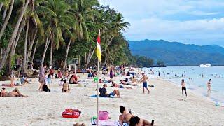 Look! This is BORACAY White Beach on January 1 2025 4:45pm Walk Lots of Foreign Tourist and Local