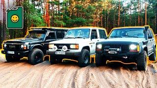 Jesienny wyjazd w teren - Jeep XJ Isuzu Trooper Nissan Patrol