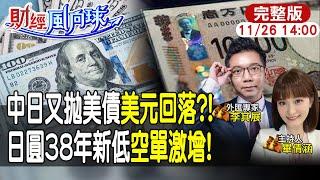 【#財經風向球】美元弱中透強!再衝到33元關卡?大摩估台灣明年底降息 日圓平倉之亂再起?feat. 李其展20241126 @中天新聞CtiNews  @中天財經頻道CtiFinance