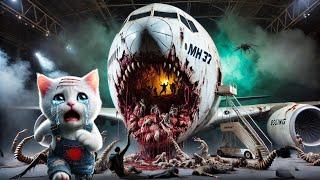 Horror, Kitten  Traveling and Plane ️ Monster . | Sad Ai Cat Story   #catvideos #sadaicatstory