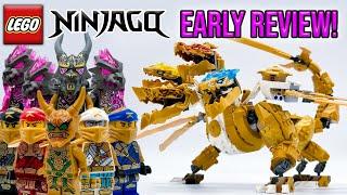 Lloyd's Golden Ultra Dragon EARLY Summer 2022 Review! LEGO Ninjago Set 71774