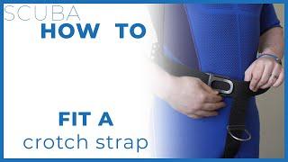 How To Fit A Crotch Strap on a Backplate #scuba #howto