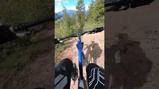 the gnarliest move on the mantle, full video on my channel! #mtb #mtbdh #sendit #mountainbike #trail