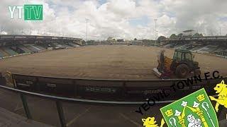 HUISH PARK PITCH UNDER RENOVATION