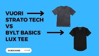 Vuori Strato Tech Tee vs Bylt Basics Lux Tee