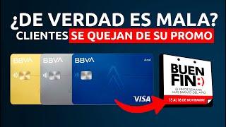 Promo de BBVA para el BUEN FIN ¿es una BURLA para sus clientes?