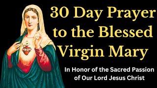 30 Day Prayer to the Blessed Virgin Mary (for a Special Request)