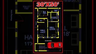 "30x50 Rental Floor Plan | Ideal Investment Property Design"