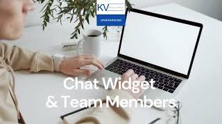 Chat Widget and Team Members - KV Solutions Onboarding Day 3