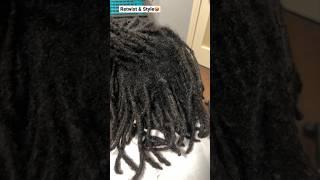 His hair turned out so good!!!#twostrandtwist  #locstyles #locmaintenance #locs #locjourney