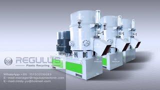 Polyester Textiles Plastic Agglomerator Recycling Machine