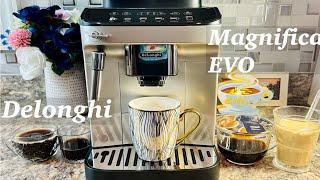 Unboxing DeLonghi Magnifica Evo. Setup, how to use and Review | Master Barista at Home! #coffeelover