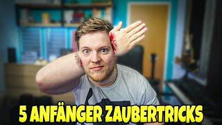 5 ZAUBERTRICKS für ZU HAUSE (Alltagsgegenstände) | Zum Nachmachen