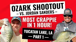 Facebook Winner vs. Pro Angler | Most Fish in an Hour | Mike vs. Jordan Sanders | Ozark Shootout