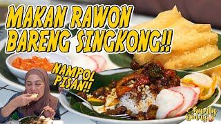 MAKAN RAWON DACAMPUR SINGKONG!! POJOK TERA!!