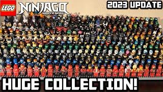 My ENTIRE LEGO Ninjago Minifigure Collection!  500+ Minifigs! (2023 Update)