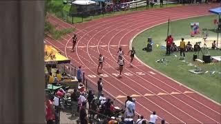 Mirai Bernard (Lane 5) Runs 54.41 and goes 1,2,3 with her Teammates at the 2023 Bullis Invitational