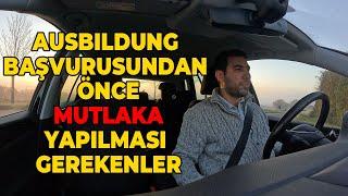 Ausbildung Başvurusundan Önce Yapılması Gerekenler