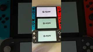 EA FC 24 - Switch Lite vs Standard vs Oled | Speed Test Comparison  #shorts #gaming  #playstation