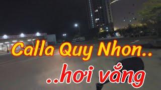 Calla Quy Nhon. Nguyen Thai Hoc Street at night in the heart of Quy Nhon