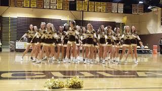 TVHS Cheer Halftime Performance. 1/24/2020