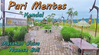 Pari Mentes Kendal Indonesia Culinary Tourism Javanese and Balinese Cuisine View of Rice Fields