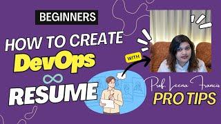 Tips to Build your DevOps Resume/CV for Beginners |Boost your career| Career Guidance