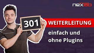 301-WEITERLEITUNGEN per .htaccess OHNE PLUGINS einrichten!