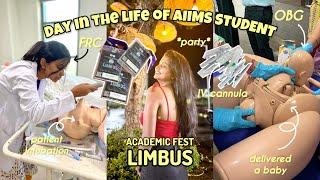 Day In The Life Of AIIMS MedicoAcademic Fest (workshop, surgery) AIIMS🩺 NEET motivation MBBS life