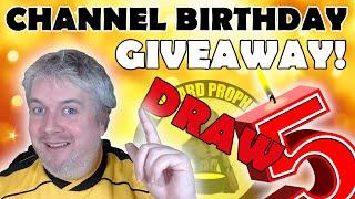 5 Year Channel Birthday - GIVEAWAY DRAW - Custard Prophet