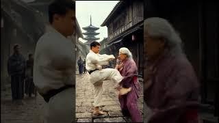 Discover the Hidden Strength: The Elderly Woman Defeats the Mighty Fighter #epicfight #kungfu