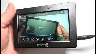 ProRes recorder monitor - video creation