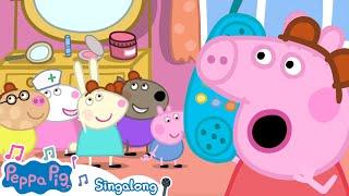 Five Little Monkeys Jumping on the Bed | Peppa Pig Song| Nursery Rhymes | Peppa Pig Music Official 