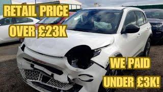 WE BOUGHT A CRASHED 2024 FIAT WORTH £23K FOR UNDER £3K