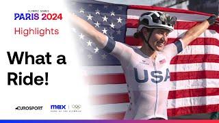 Kristen Faulkner Takes Gold!  | Women's Road Race Final #Paris2024 #Olympics