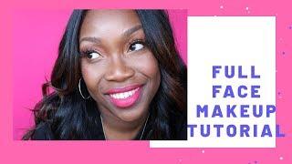 Step by step Detailed Full Face Makeup Tutorial for Beginners | Miss Khrissy