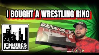 MEGA Wrestling Figure Haul featuring a wrestling ring, entrance stage, and more!