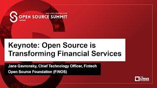 Keynote: Open Source is Transforming Financial Services - Jane Gavronsky