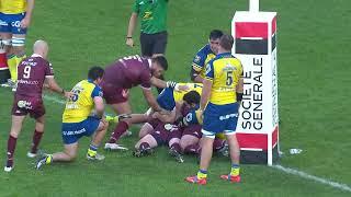 TOP 14 - Essai de Maxime LAMOTHE (UBB) - ASM Clermont - Union Bordeaux-Bègles