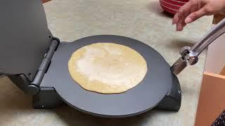 Making Tortilla With Chef Pro Tortilla Maker/Flat Bread Maker 4K