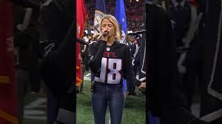 What an anthem performance by The Castellows!  #countrymusic #nfl #fortnash : @thecastellows