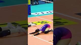 고양이 자세로 육체의 근육을 이완시키는 흥국생명 김미연! #김미연 #흥국생명핑크스파이더스