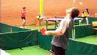 crazy Table Tennis serve Hansi